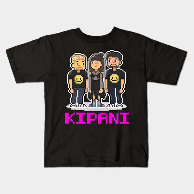 8 Bit Adventure Kids T-Shirt by Kipani